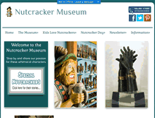 Tablet Screenshot of nutcrackermuseum.com